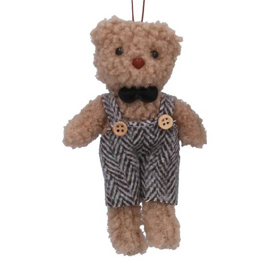 Plush Dressed Mr Tan Teddy Bear 12cm *ETA Nov